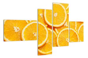 Plátky pomarančov - obraz (Obraz 110x70cm)