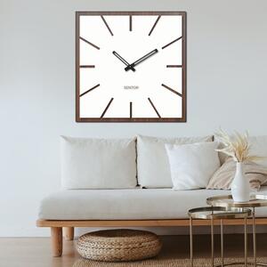 Drevené hodiny na stenu HDF Orech - až 50 x 50 cm | HDFK023