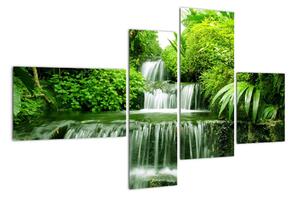 Vodopád v prírode, obraz (Obraz 110x70cm)