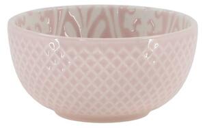 Ružová porcelánová miska s kvetmi vnútri Arés - Ø 7,5*3,5 cm / 100ml - Chic Antique