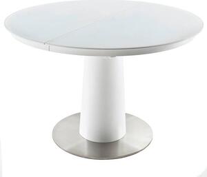 Jedálenský stôl ERNST matná biela