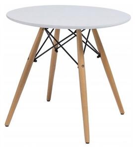 Jedálenský stôl SCANDI 60 cm biely