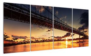 Moderný obraz mosta (Obraz 160x80cm)