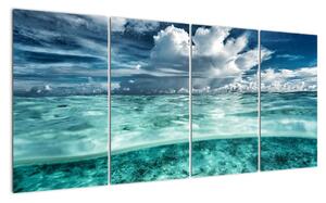Obraz morskej hladiny a neba (Obraz 160x80cm)