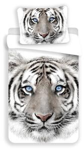 Obliečky s bielym tigrom 140x200 70x90 cm 100% Bavlna Jerry Fabrics