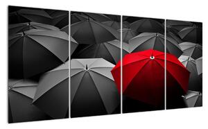 Obraz dáždnikov (Obraz 160x80cm)