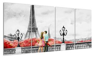 Obraz Paríža (Obraz 160x80cm)