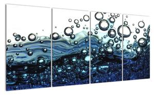 Obraz vodných bublín (Obraz 160x80cm)