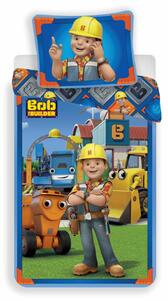 Detské obliečky Bob staviteľ 02 140x200 70x90 cm 100% Bavlna