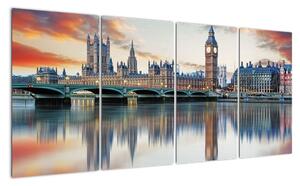 Obraz Londýna, Big ben (Obraz 160x80cm)
