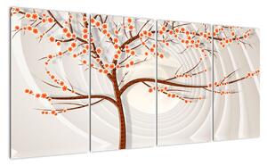 Moderný obraz stromu (Obraz 160x80cm)