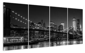 Obraz - nočné most (Obraz 160x80cm)