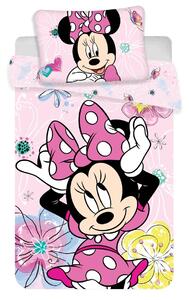 Obliečky do postieľky Minnie Mouse baby 06 100x135 40x60 cm 100% Bavlna Jerry Fabrics