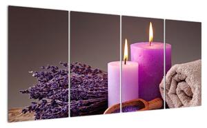 Obraz - Relax, sviečky (Obraz 160x80cm)