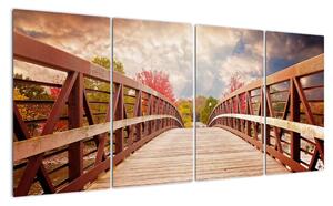 Cesta cez most - obraz (Obraz 160x80cm)
