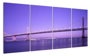 Obraz dlhého mosta (Obraz 160x80cm)