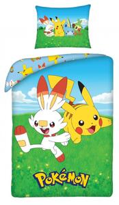 Obliečky Pokémon Pikachu 06 140x200 70x90 cm 100% Bavlna Halantex