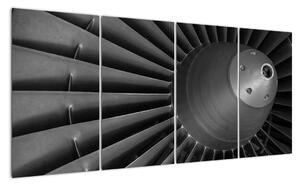 Detail turbíny - obraz (Obraz 160x80cm)
