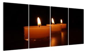 Obraz sviečok (Obraz 160x80cm)