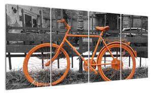 Obraz oranžového kolesá (Obraz 160x80cm)