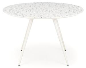 Halmar Okrúhly jedálenský stôl ARAMIS 120 teracotový/biely