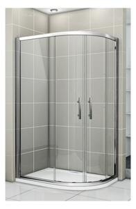 NATALI HARD 90x80 Clear Ľavý Sprchovací kút asymetrický