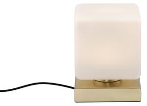 Stolná lampa mosadzná vrátane LED stmievateľná dotykom - Jano