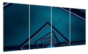 Obraz - cesta cez moderný most (Obraz 160x80cm)