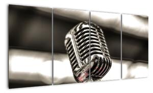 Obraz mikrofónu (Obraz 160x80cm)