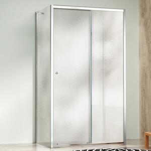 NICOL COMBI II Chróm 80x110x80 Grape Sprchovací kút s posuvnými dverami