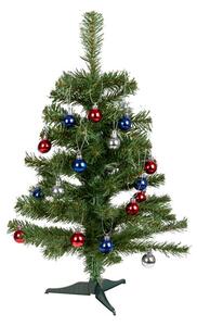 LIVARNO home Umelý vianočný stromček, zdobený, 60 cm (zelená) (100339055)