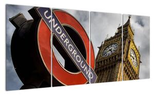 Londýnske metro, obraz na stenu (Obraz 160x80cm)