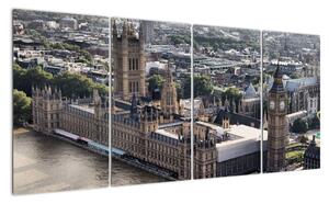 Britský parlament, obraz (Obraz 160x80cm)