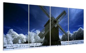 Veterný mlyn - obraz na stenu (Obraz 160x80cm)