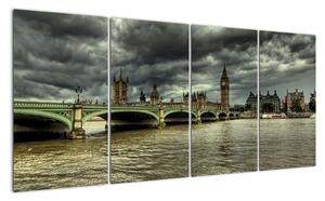 Londýnsky Big Ben - obrazy (Obraz 160x80cm)