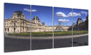 Múzeum Louvre - obraz (Obraz 160x80cm)