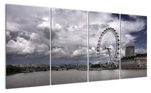 Londýnske oko (London eye) - obraz (Obraz 160x80cm)