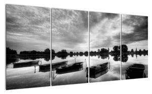 Lode na jazere - obraz (Obraz 160x80cm)