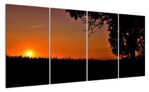 Obraz západu slnka (Obraz 160x80cm)