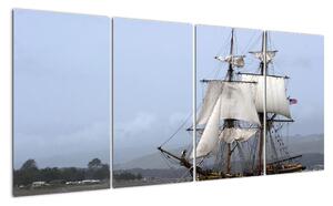 Loď - obraz (Obraz 160x80cm)