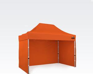 BRIMO Rozkladací stan 2x3m - s 3 stenami - Oranžová