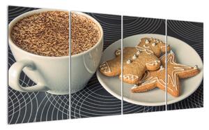 Popoludňajšia káva - obraz (Obraz 160x80cm)