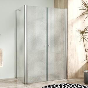 BETA COMBI Chrom 90x80 Grape Obdĺžnikový sprchovací kút bez vaničky
