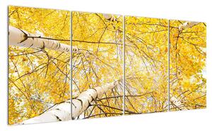 Jesenné lístie - moderný obraz (Obraz 160x80cm)