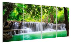 Vodopád - moderný obraz (Obraz 160x80cm)