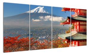 Hora Fuji - moderný obraz (Obraz 160x80cm)