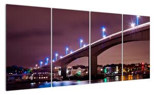 Nočná most - obraz (Obraz 160x80cm)