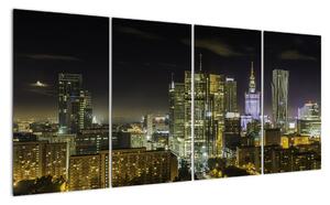 Obraz nočného mesta (Obraz 160x80cm)