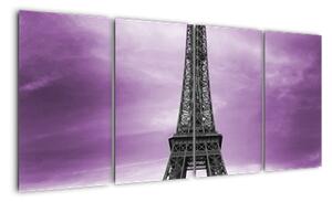 Abstraktný obraz Eiffelovej veže - obraz (Obraz 160x80cm)