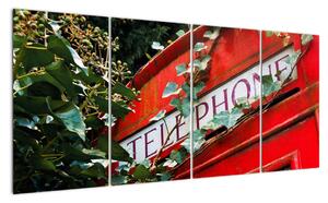 Telefónny automat - obraz (Obraz 160x80cm)